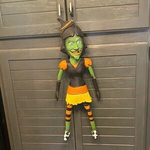 2007 Take One 24" Halloween Witch Rubber Doll Hanging Weird Creepy
Decor
